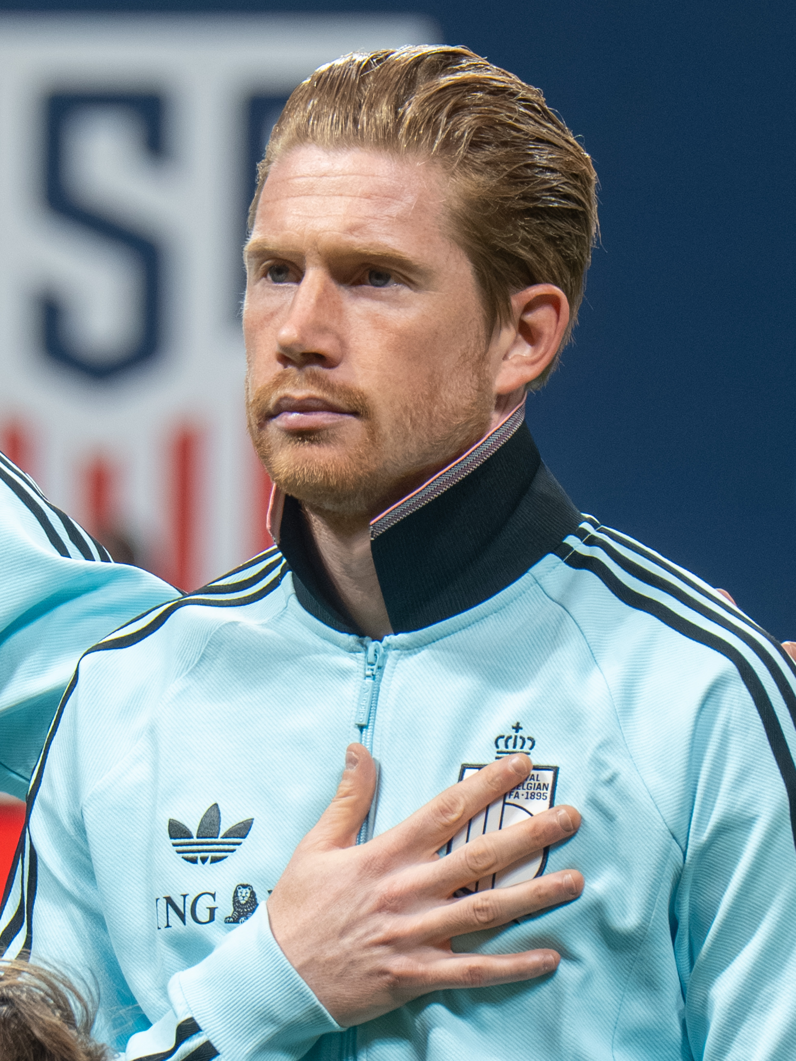 Kevin De Bruyne i Belgiens landslagströja