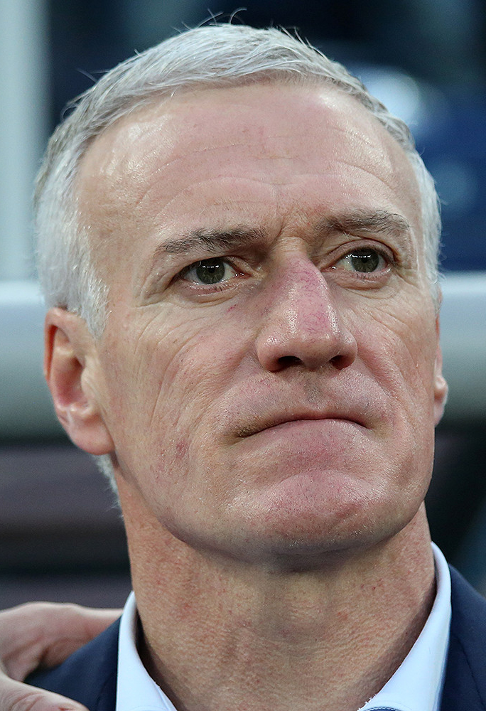 Didier Deschamps, svartvitt porträtt