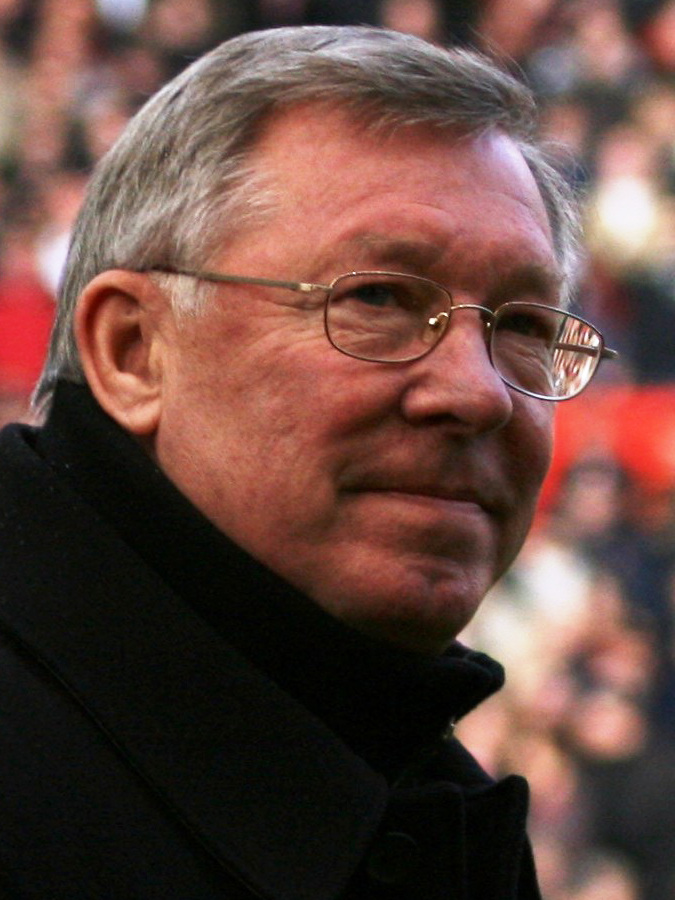 Sir Alex Ferguson porträtt