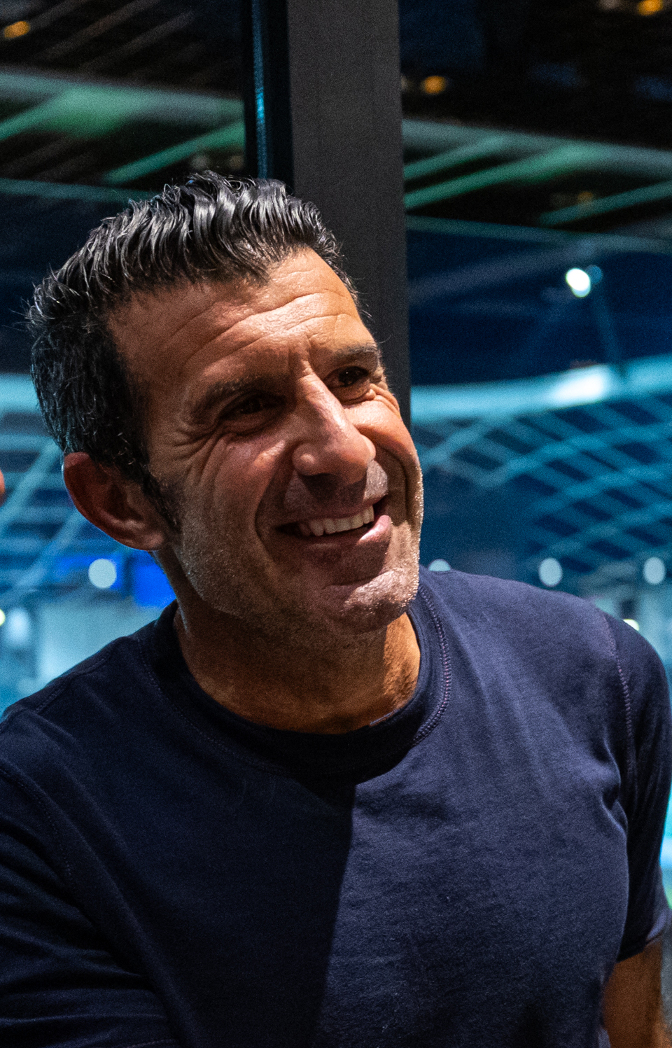 Luís Figo, svartvitt porträtt
