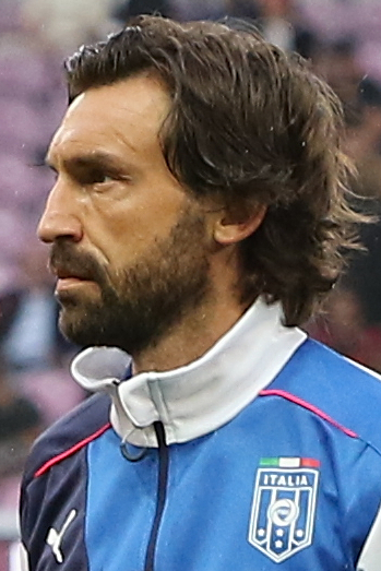 Andrea Pirlo i italienska landslagströjan