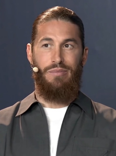 Sergio Ramos i Spaniens landslagströja