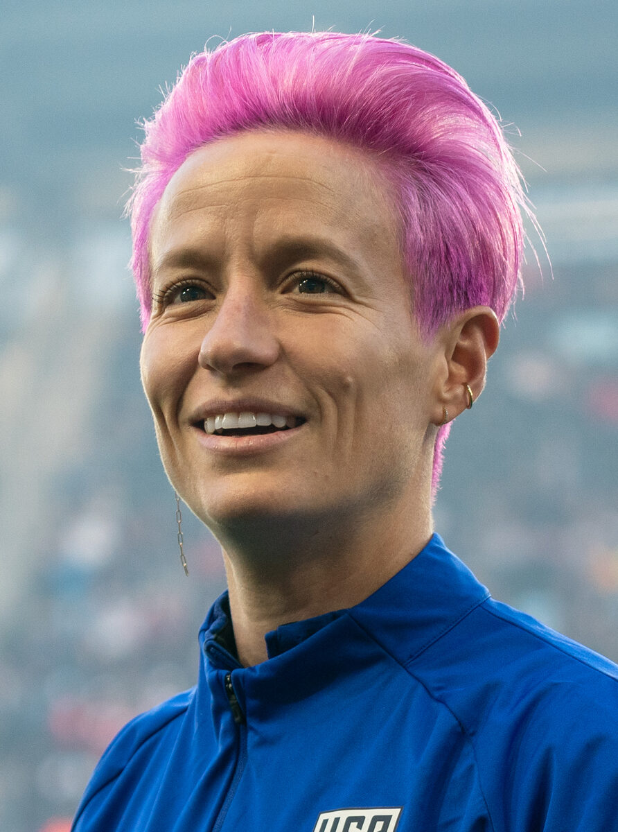 Megan Rapinoe i USA:s landslagströja