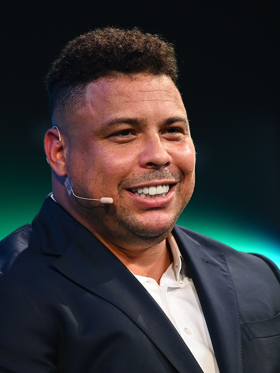 Porträtt av Ronaldo Nazário i Brasiliens landslagströja