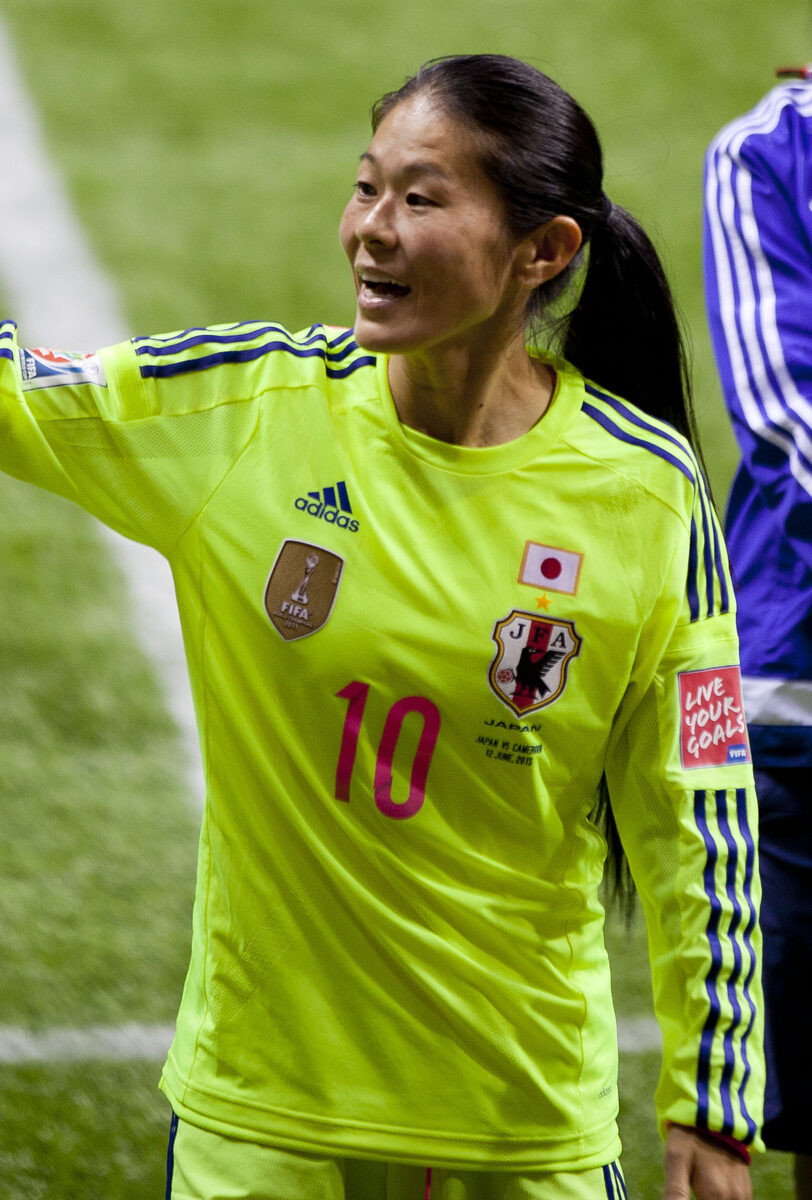 Homare Sawa i Japans landslagströja