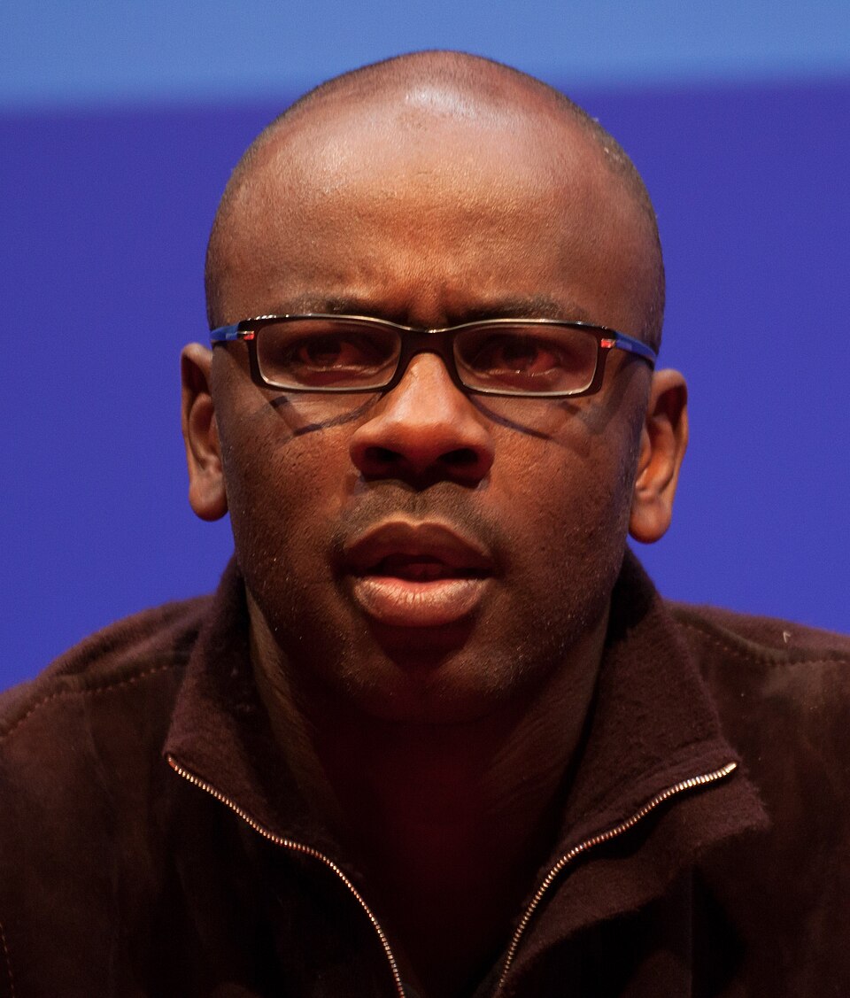 Lilian Thuram, svartvitt porträtt