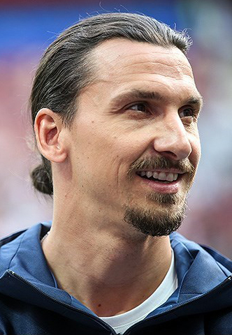 Zlatan Ibrahimović, svartvitt porträtt